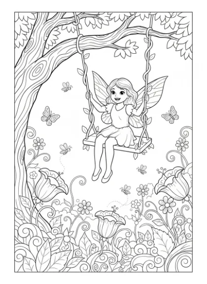 Fairy Coloring Pages