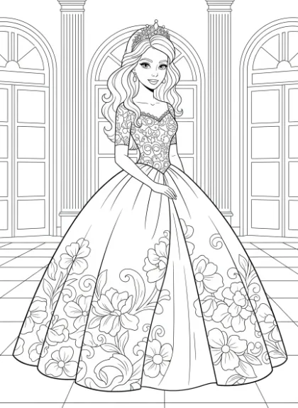 Princess Coloring Pages