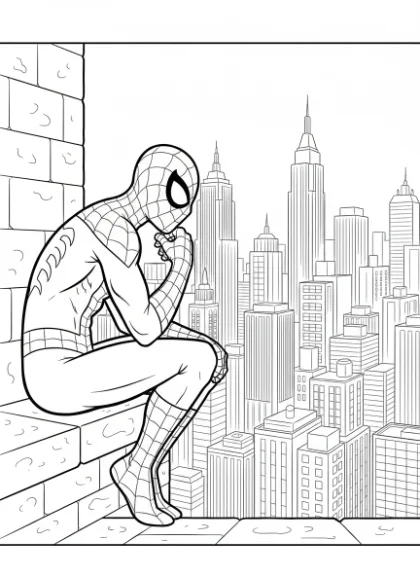 Spider Man Coloring Pages